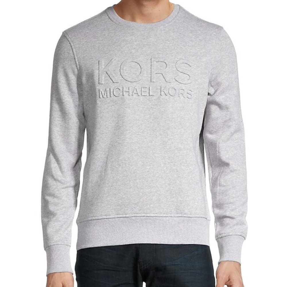 Michael Kors Men’s Fleece Sweatshirt Gray M
